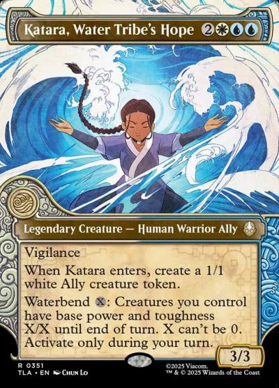 Katara, Water Tribe's Hope TLA-351 Avatar: The Last Airbender Magic card