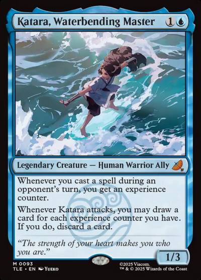 Katara, Waterbending Master TLE-93 Avatar: The Last Airbender Eternal Magic card
