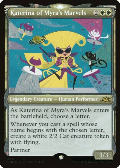 Katerina of Myra's Marvels UNF-496 Unfinity Magic card