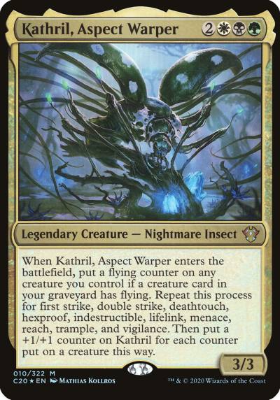 Kathril, Aspect Warper OC20-10 Commander 2020 Oversized Magic card
