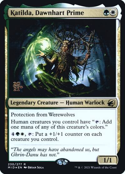 Katilda, Dawnhart Prime PMID-230S Innistrad: Midnight Hunt Promos Magic card