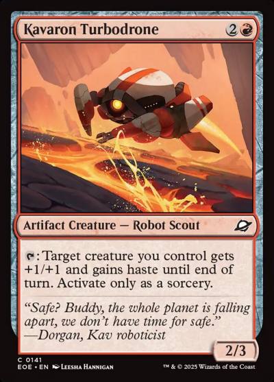 Kavaron Turbodrone EOE-141 Edge of Eternities Magic card