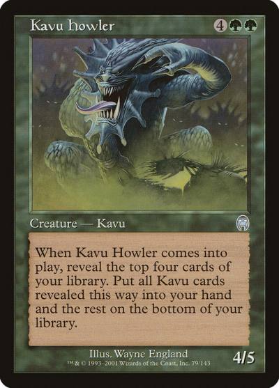Kavu Howler APC-79 Apocalypse Magic card