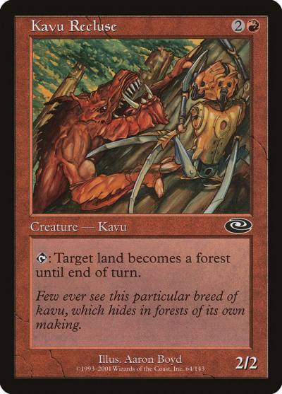 Kavu Recluse PLS-64 Planeshift Magic card