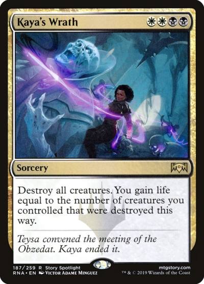 Kaya's Wrath RNA-187 Ravnica Allegiance Magic card