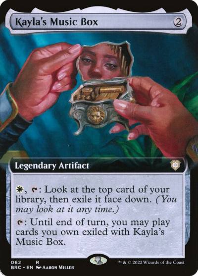 Kayla's Music Box BRC-62 The Brothers' War Commander Magic card