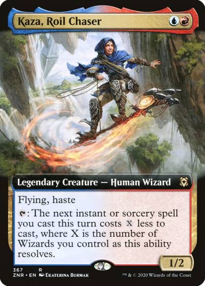Kaza, Roil Chaser ZNR-367 Zendikar Rising Magic card