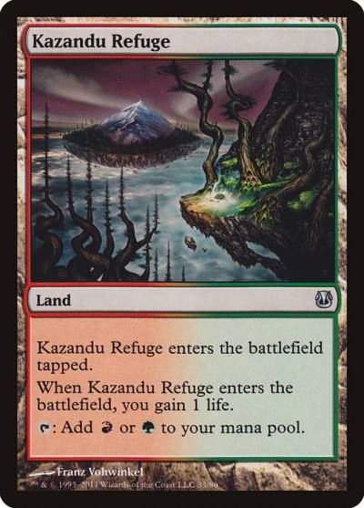Kazandu Refuge DDH-35 Duel Decks: Ajani vs. Nicol Bolas Magic card