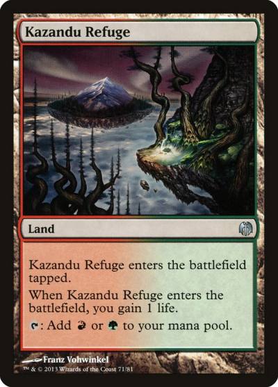 Kazandu Refuge DDL-71 Duel Decks: Heroes vs. Monsters Magic card