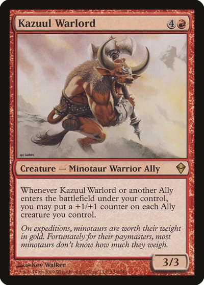 Kazuul Warlord 134 Zendikar Magic card