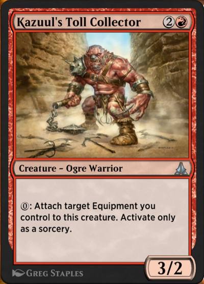 Kazuul's Toll Collector PA1-5 Pioneer Anthology 1 Magic card