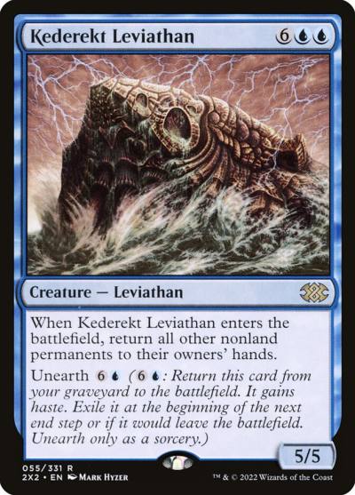 Kederekt Leviathan 2X2-55 Double Masters 2022 Magic card