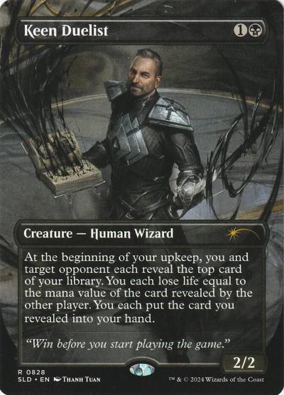 Keen Duelist SLD-828 Secret Lair Drop Magic card