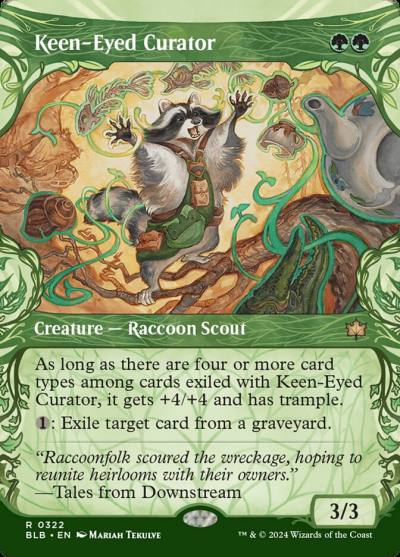 Keen-Eyed Curator BLB-322 Bloomburrow Magic card
