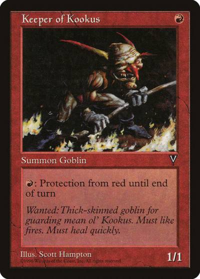 Keeper of Kookus VIS-85 Visions Magic card