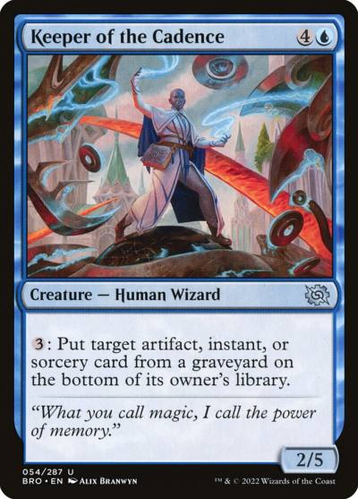 Keeper of the Cadence 54 The Brothers' War Magic card