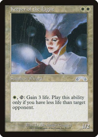 Keeper of the Light 8 Exodus Magic card