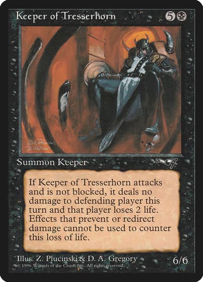 Keeper of Tresserhorn 52 Alliances Magic card