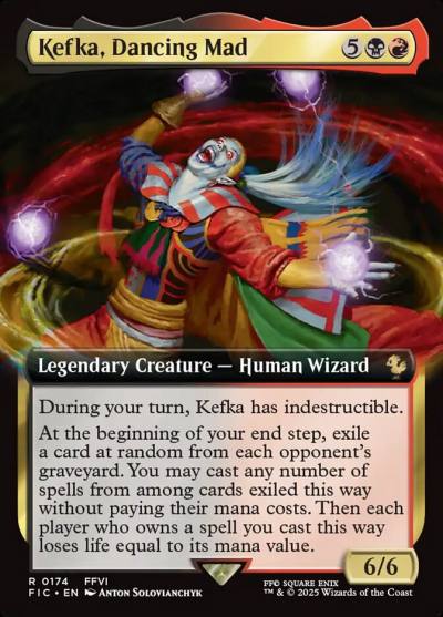 Kefka, Dancing Mad FIC-174 Final Fantasy Commander Magic card