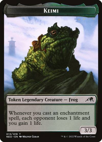 Keimi TNEO-13 Kamigawa: Neon Dynasty Tokens Magic card