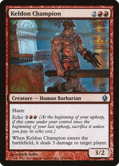 Keldon Champion PD2-14 Premium Deck Series: Fire and Lightning Magic card