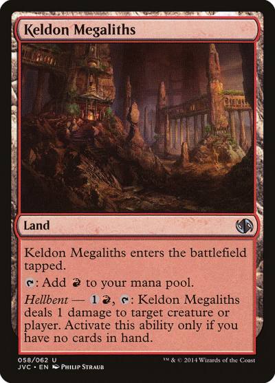 Keldon Megaliths JVC-58 Duel Decks Anthology: Jace vs. Chandra Magic card