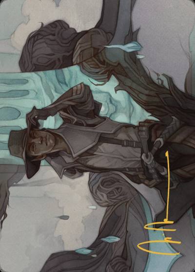 Kellan Joins Up // Kellan Joins Up AOTJ-23 Outlaws of Thunder Junction Art Series Magic card
