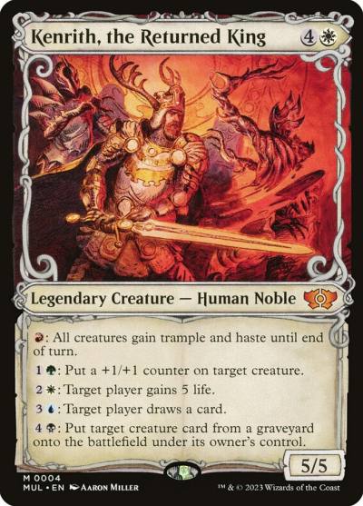 Kenrith, the Returned King MUL-4 Multiverse Legends Magic card