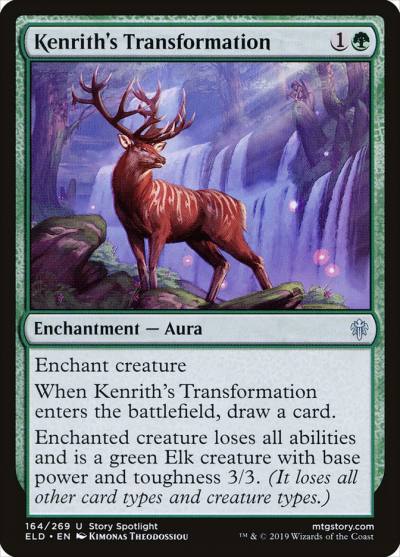Kenrith's Transformation ELD-164 Throne of Eldraine Magic card