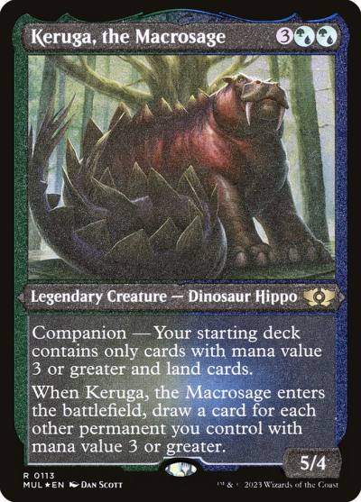 Keruga, the Macrosage MUL-113 Multiverse Legends Magic card