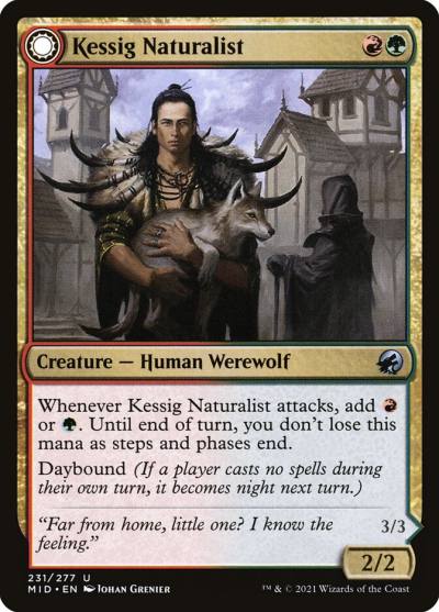 Kessig Naturalist // Lord of the Ulvenwald MID-231 Innistrad: Midnight Hunt Magic card