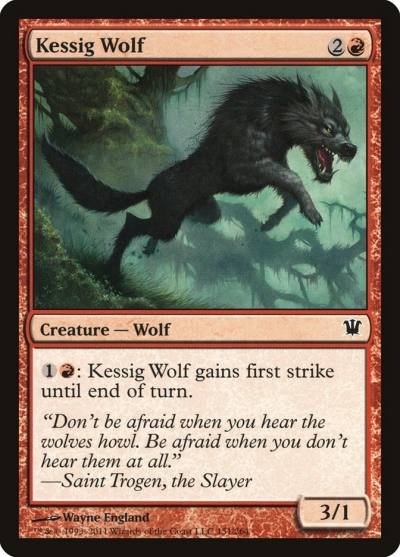 Kessig Wolf 151 Innistrad Magic card