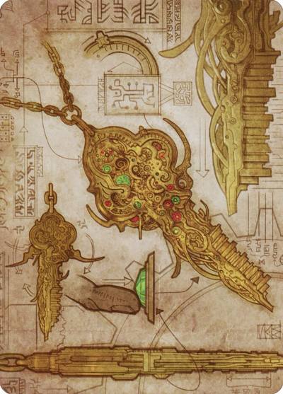 Key to the City // Key to the City ABRO-65 The Brothers' War Art Series Magic card