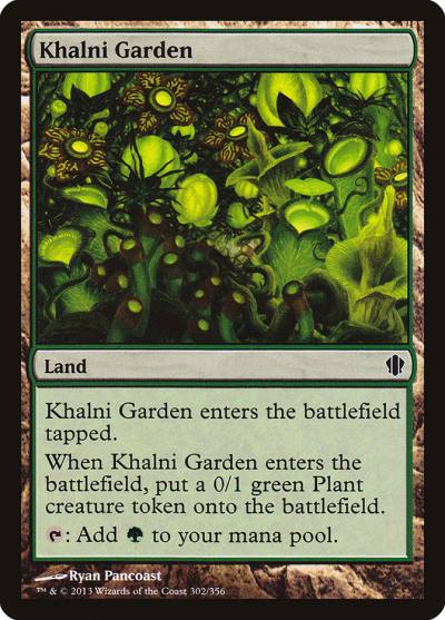 Khalni Garden C13-302 Commander 2013 Magic card