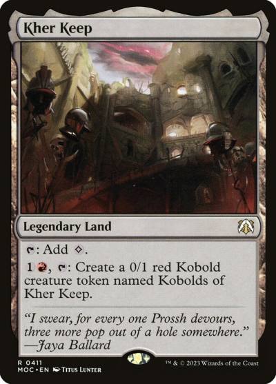 Kher Keep MOC-411 March of the Machine Commander Magic card
