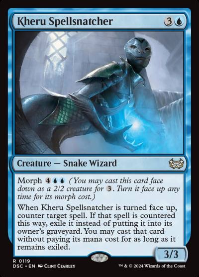 Kheru Spellsnatcher DSC-119 Duskmourn: House of Horror Commander Magic card