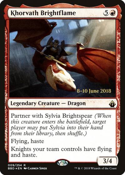 Khorvath Brightflame PBBD-9S Battlebond Promos Magic card