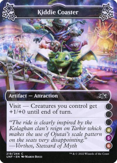 Kiddie Coaster UNF-219F Unfinity Magic card