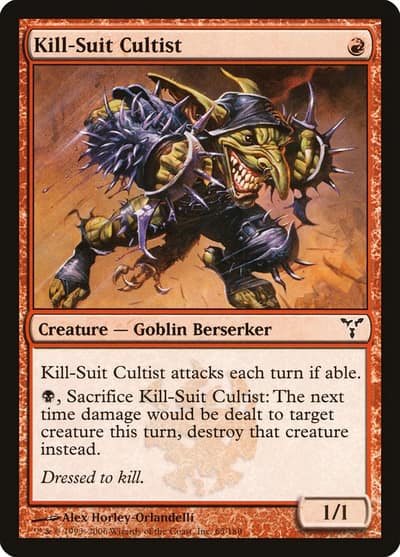 Kill-Suit Cultist 65 Dissension Magic card