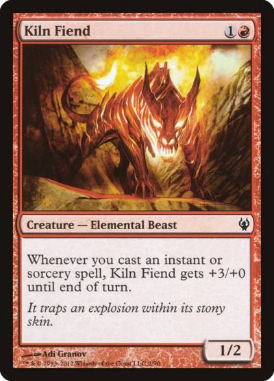 Kiln Fiend DDJ-2 Duel Decks: Izzet vs. Golgari Magic card