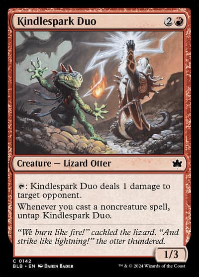Kindlespark Duo 142 Bloomburrow Magic card