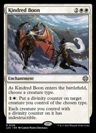 Kindred Boon LCC-129 The Lost Caverns of Ixalan Commander Magic card