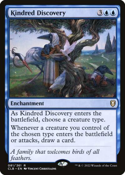 Kindred Discovery CLB-81 Commander Legends: Battle for Baldur's Gate Magic card