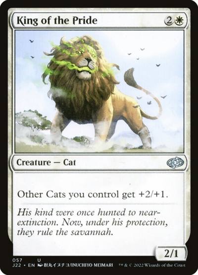 King of the Pride J22-57 Jumpstart 2022 Magic card