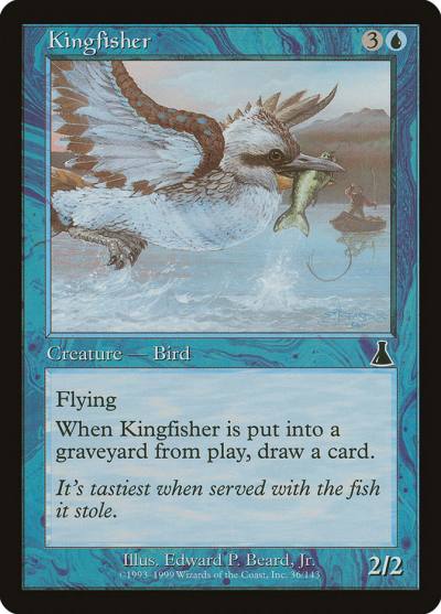Kingfisher 36 Urza's Destiny Magic card