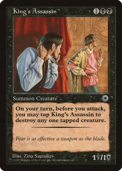 King's Assassin POR-98 Portal Magic card