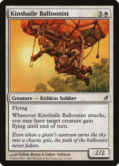 Kinsbaile Balloonist 23 Lorwyn Magic card