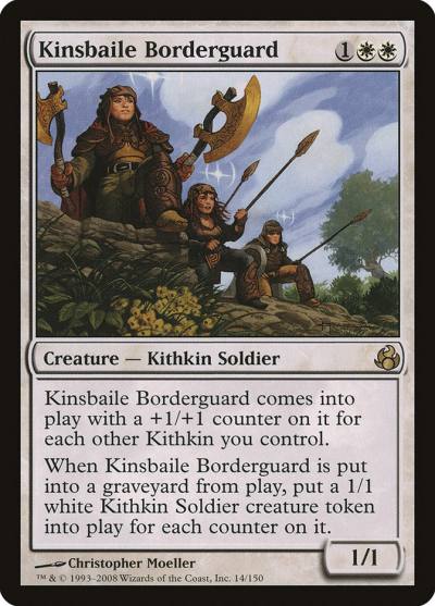 Kinsbaile Borderguard MOR-14 Morningtide Magic card