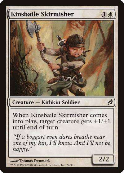 Kinsbaile Skirmisher LRW-24 Lorwyn Magic card