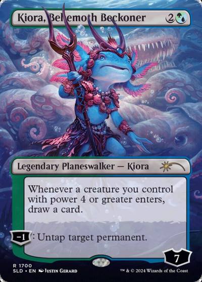 Kiora, Behemoth Beckoner SLD-1700 Secret Lair Drop Magic card